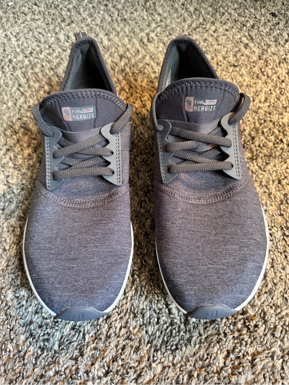 New Balance FuelCore Nergize Heathered Gray Slip-On Sneakers